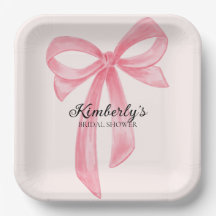 Coquette Bow Pink Bridal Shower