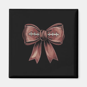 Coquette Bow Pumpkin American Footll Autumn Thanks Magnet