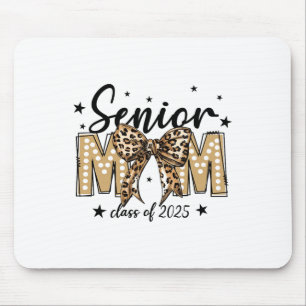 Coquette Bow Senior Mum Cl Of 2025 Graduation Grad Mouse Pad