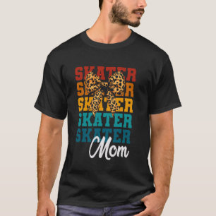 Coquette Bow Skater Mum Cute Skater Lovers Mothers T-Shirt