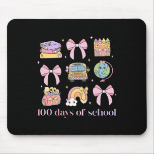 Coquette Bow Student Teacher 100 Days Of School 1 Mouse Pad