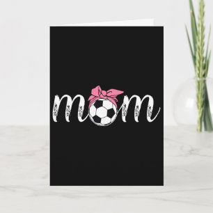 Coquette Bow Style Pink Momlife Mother Womens Socc Card