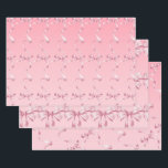 Coquette Bow Wrapping Paper<br><div class="desc">Imagine your gift enveloped in the charm of our Pink Bow Wrapping Paper,  a delightful presentation that promises elegance and joy for any special occasion.</div>