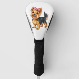 Coquette Bow Yorkshire Terrier Dog Yorkie Mum Girl Golf Head Cover