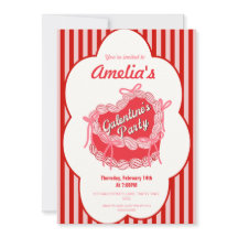 Coquette Cake Galentine's Day Valentine's Pink Red
