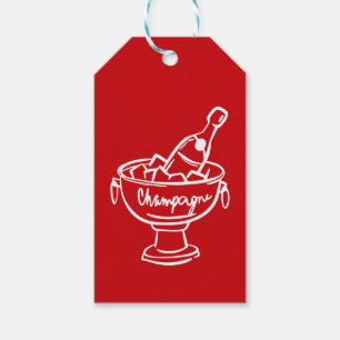 Coquette Champagne Gift Tags