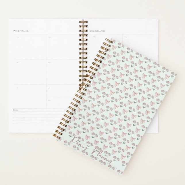 Coquette Charm: Undated Monthly Planner (Display)
