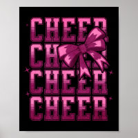 Coquette Cheer Bow Cheerleading Team Spirit Sport