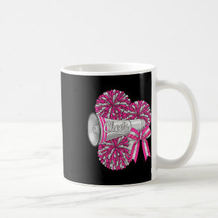 Coquette Cheer Bow Pink Cheerleader Sport Cheerlea Coffee Mug