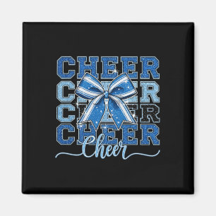 Coquette Cheer Bow Team Cheerleader Cheerleading B Magnet