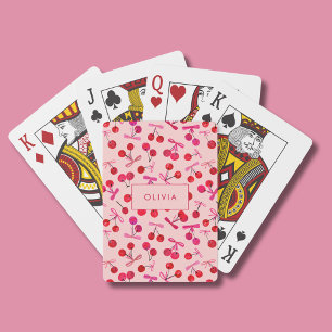 Coquette Cherry & Bow Playing Cards