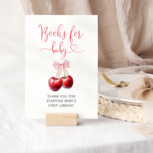 Coquette Cherry On Top Books for Baby Poster