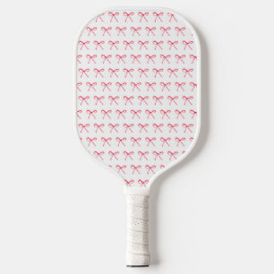 Coquette Cherry Pink Bow Girl Ladies Birthday  Pickleball Paddle