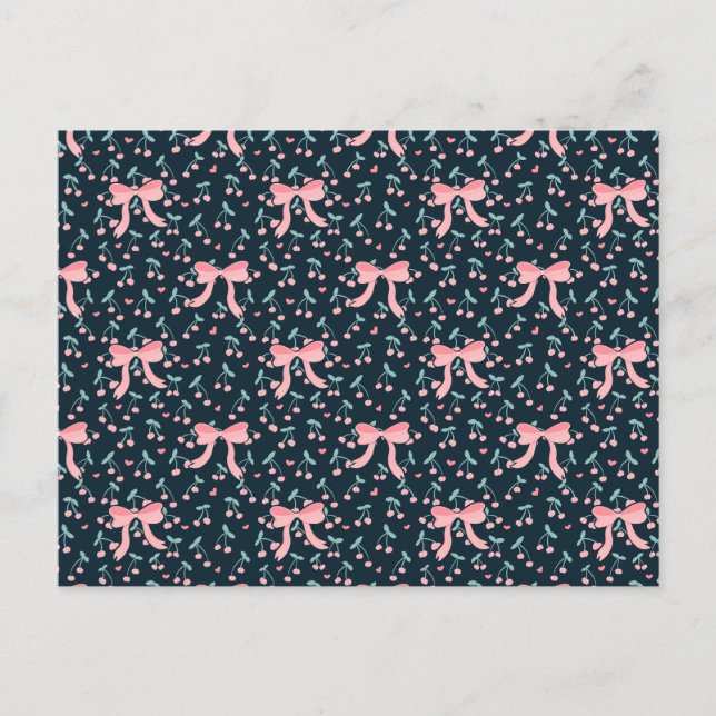 Coquette Cherry Postcard (Front)