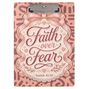 Coquette Christian Nurse Teacher Gift Pink Girly Clipboard