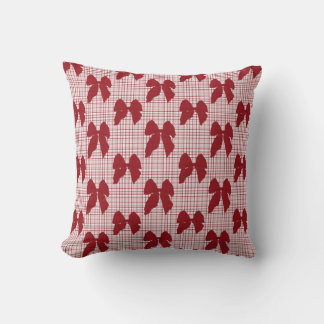 Coquette Christmas Bow Cushion