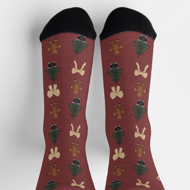 Coquette Christmas Socks (Top)