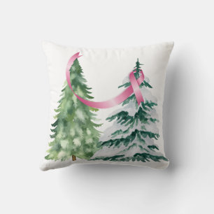 Coquette Christmas Tree, Breast Cancer Awareness Cushion