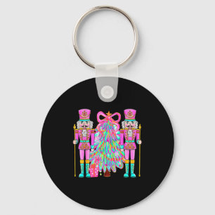 Coquette Christmas Tree Nk Nutcrackers Xmas Women Key Ring