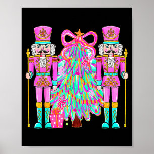 Coquette Christmas Tree Nk Nutcrackers Xmas Women Poster