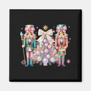 Coquette Christmas Tree Nutcrackers Ballet Xmas Wo Magnet