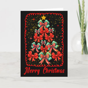 Coquette Christmas,trendy Christmas Funny Gift Wom Card