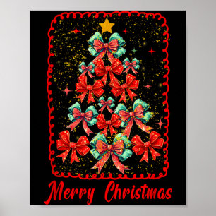 Coquette Christmas,trendy Christmas Funny Gift Wom Poster
