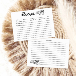 Coquette Croissant Recipe Card