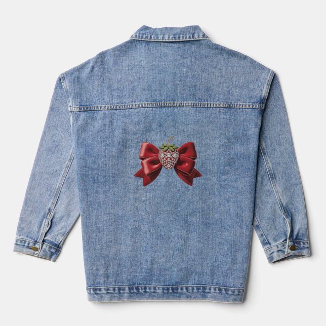 Coquette  denim jacket (Back)