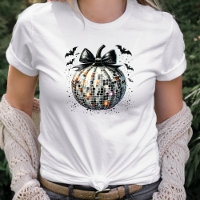 Coquette Disco Ball Pumpkin And Bats