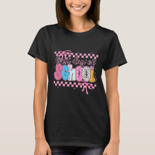 Coquette First Day Of School Preppy Back To School T-Shirt