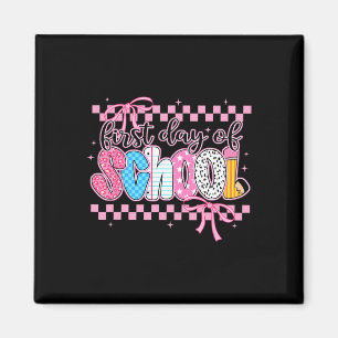 Coquette First Day Of School Preppy Ck To School F Magnet