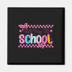 Coquette First Day Of School Preppy Ck To School T Magnet