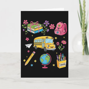 Coquette Floral First Day Of Preschool Kindergarte Card
