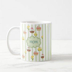 Coquette Floral Mother's Day Personalised Name Coffee Mug