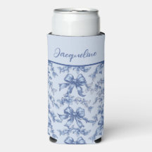 Coquette French Blue Toile Bride Bachelorette