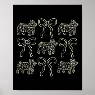 Coquette G Stock Show Livestock Show Mom Hog Breed Poster