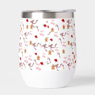 Coquette Gingerbread Christmas Tumbler