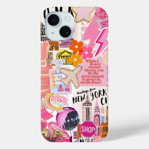 Coquette Girl Preppy Collage, Phone case