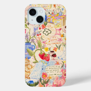 Coquette Girl Preppy Collage, Phone case