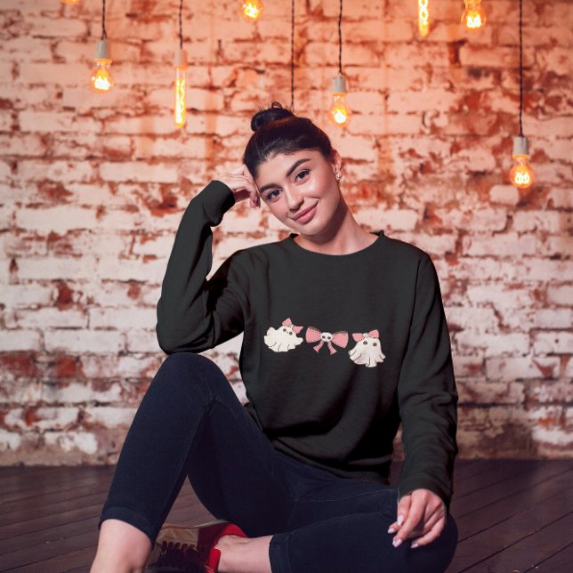 Coquette Halloween Ghost Sweatshirt (Creator Uploaded)