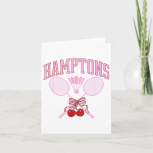 Coquette Hamptons Badminton Preppy Vintage Soft Gi Card