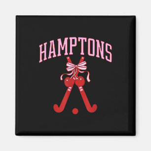 Coquette Hamptons Field Hockey Preppy Vintage Soft Magnet