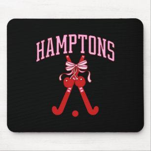 Coquette Hamptons Field Hockey Preppy Vintage Soft Mouse Pad