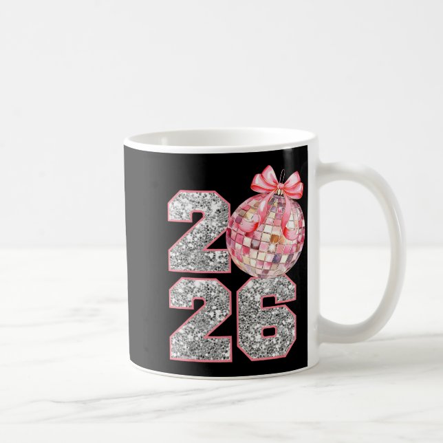 Coquette Happy New Year Party 2026 Family Women Gi Coffee Mug (Right)