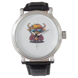 Coquette Highland Cow Bubblegum Tshirt Design, Hol Watch