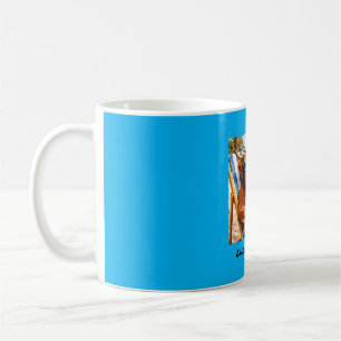 Coquette Highland Cow Summer Vibes Beach Vacation Coffee Mug