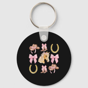 Coquette Horse Riding Horses Wild Flowers Horse Lo Key Ring