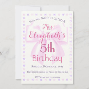 Coquette Invitation