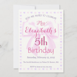 Coquette Invitation